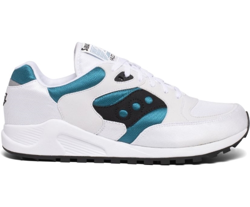 Tenis Saucony Jazz 4000 Unisexo Zapatos Originales Blancas / Teal / Negras México MX-214-MH